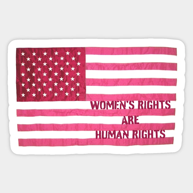 Women&#39;s Rights are Human Rights Sticker by dulemba